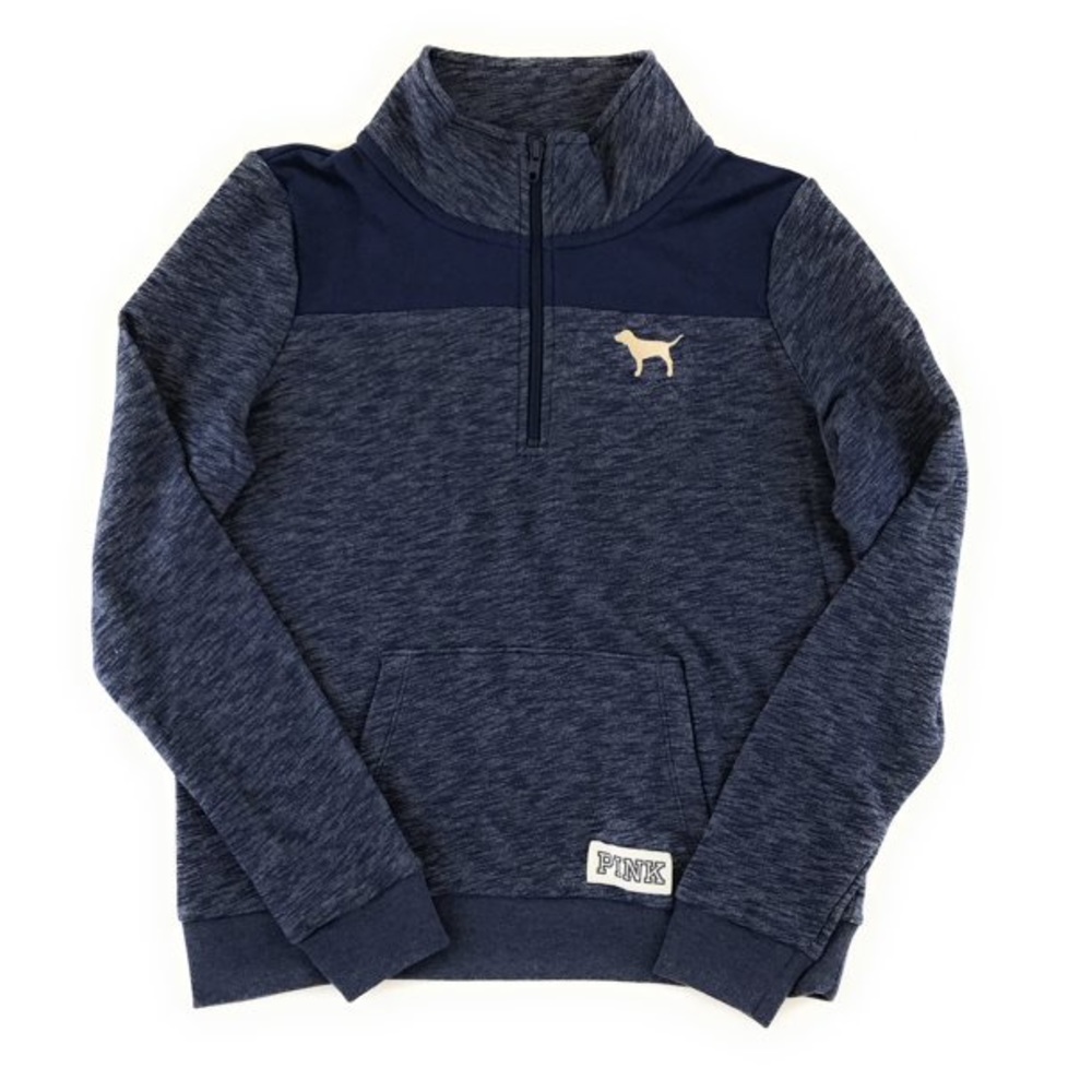 Victoria's Secret Pink Perfect Quarter Zip Sweatshirt